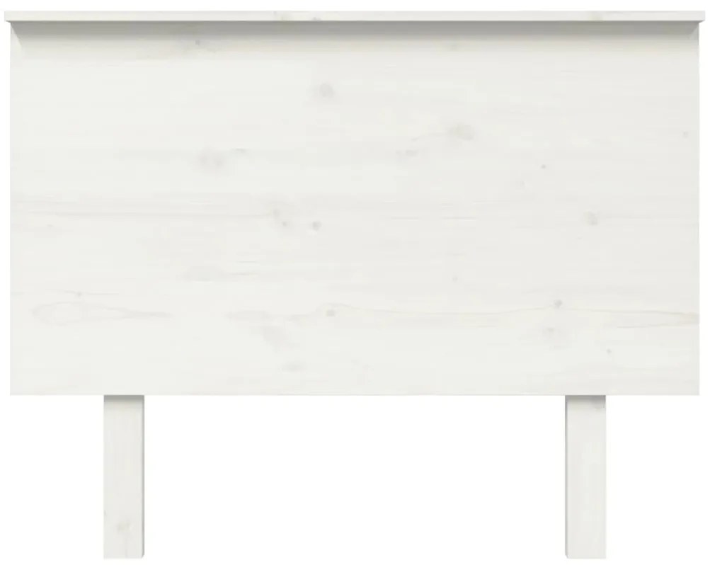 Cabeceira de cama 104x6x82,5 cm pinho maciço branco