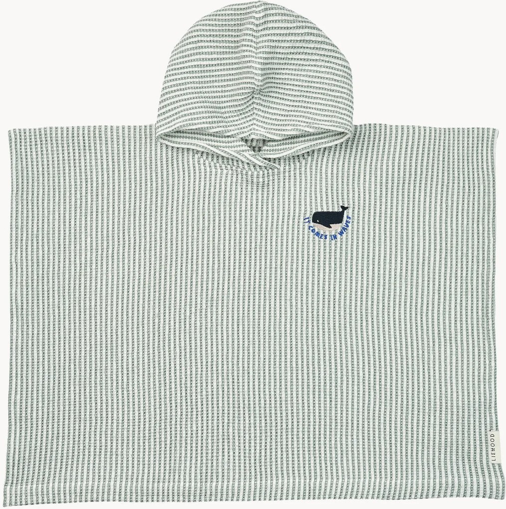 Poncho para criança em algodão orgânico Paco, vários tamanhos