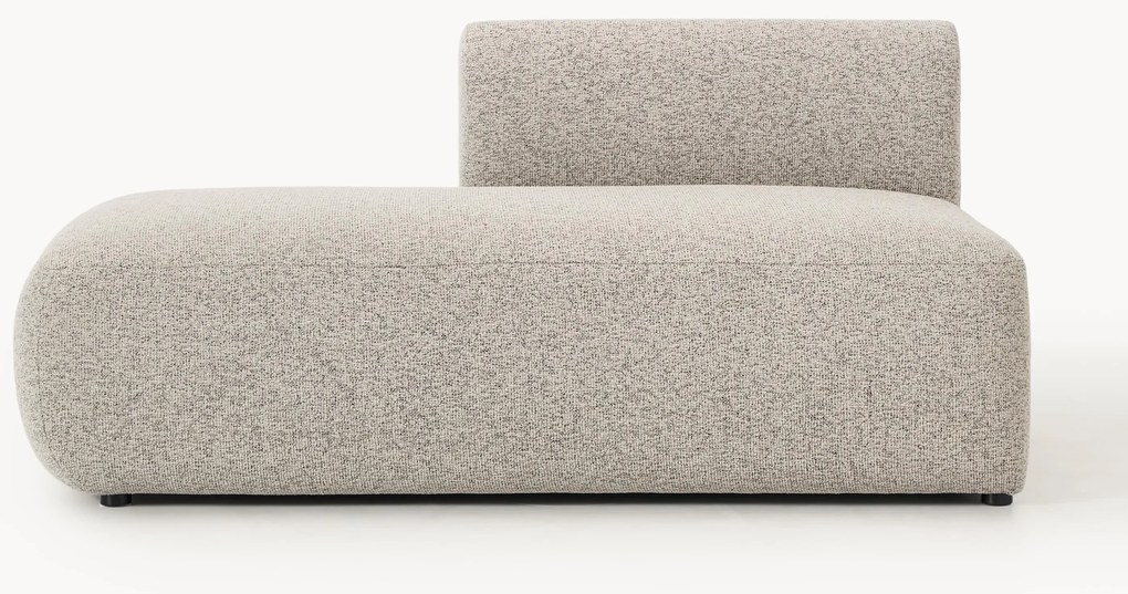 Módulo chaise longue em bouclé Sofia