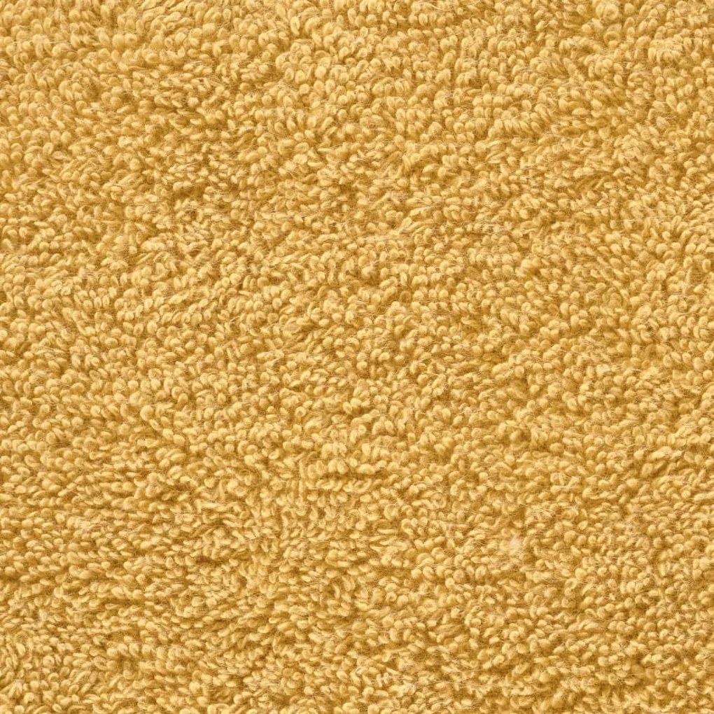 Toalhas premium SOLUND 2 pcs 100x200 cm 600 gsm dourado