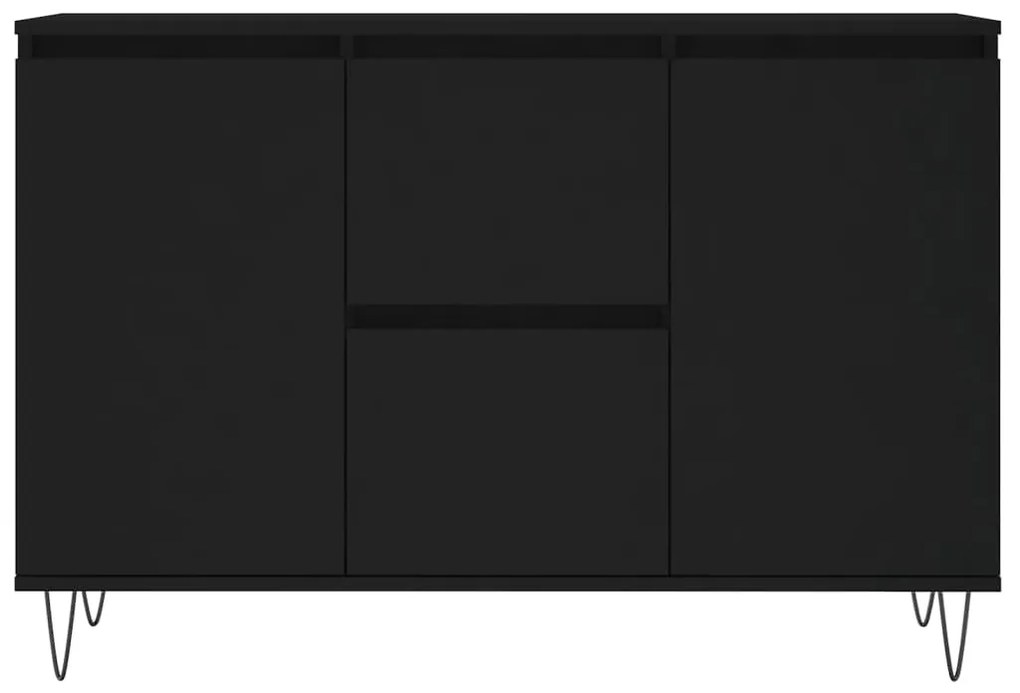 Aparador 104x35x70 cm derivados de madeira preto