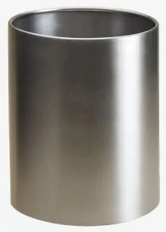 Vaso De Plantas Redondo Para Exterior Em Aço Inoxidável Auraia Ø45 Cm - ↑55 Cm - Sklum