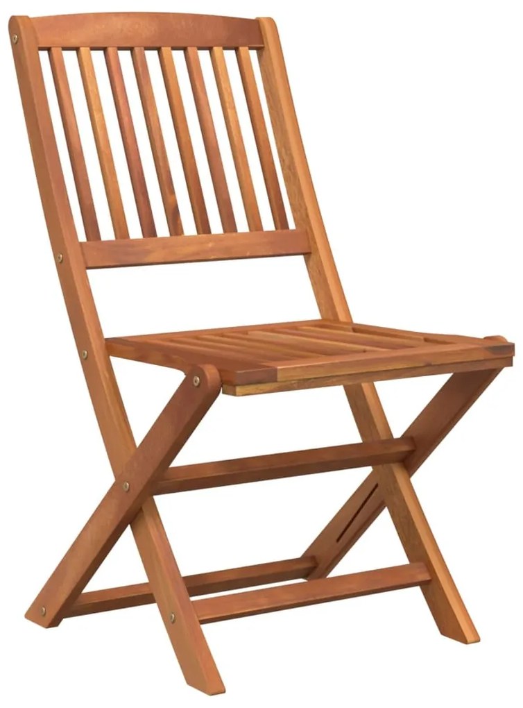 Conjunto de jantar p/ jardim 5 pcs madeira de acácia maciça