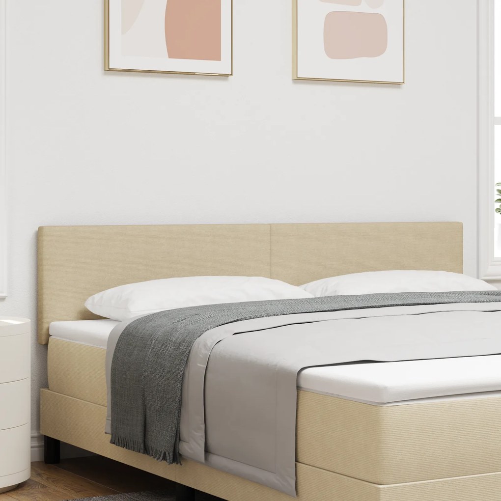 Cabeceira vidaXL Design Simples Verde Claro Cinza 180 cm Tecido de Corduroy