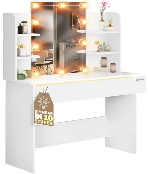 Toucador Lucia 140x110x40cm com LED branco