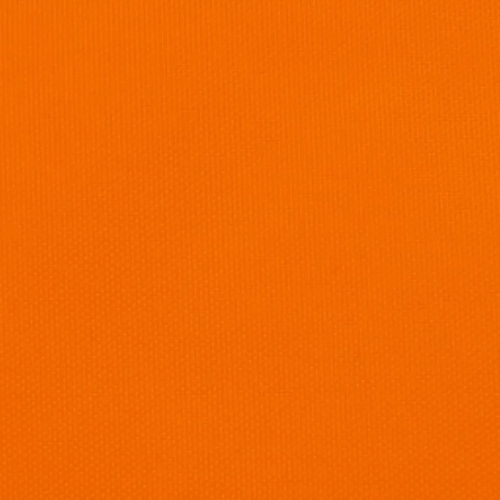 Para-sol estilo vela tecido oxford retangular 2x5 m laranja