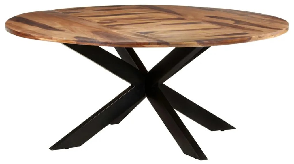 vidaXL Mesa de jantar redonda 175x75 cm acácia c/ acabamento a mel