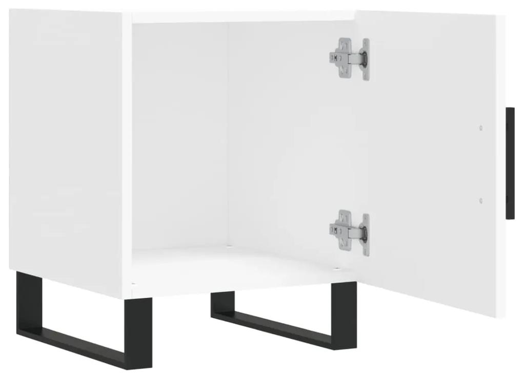 Mesa cabeceira 40x40x50 cm derivados de madeira branco