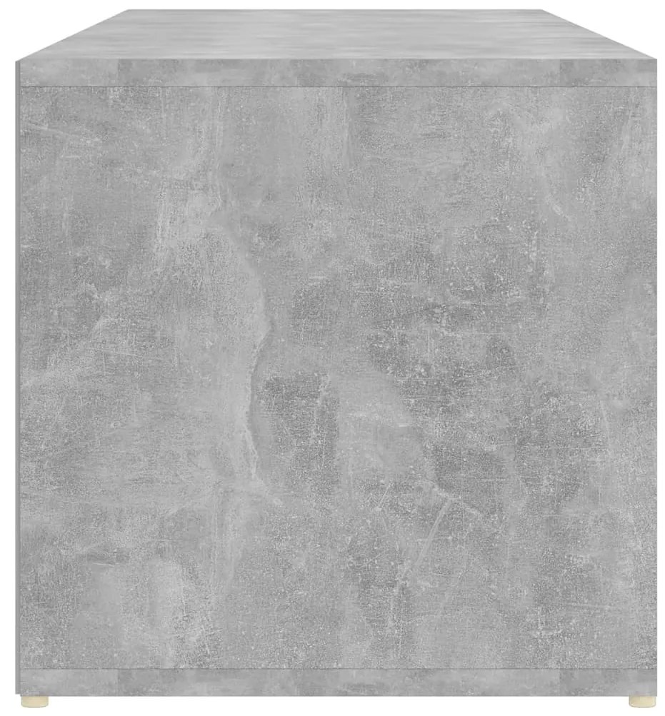 Sapateira 105x35x35 cm derivados de madeira cinzento cimento