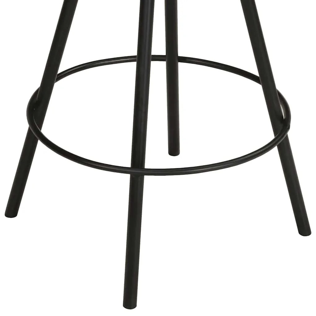 Bancos de bar 4 pcs couro genuíno