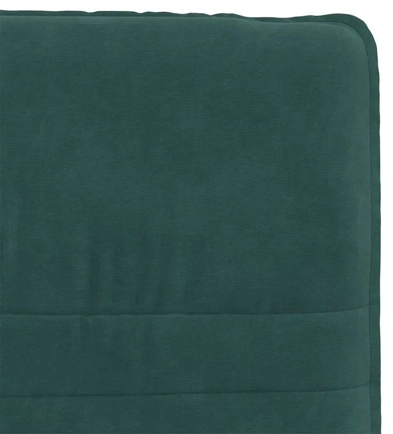 Cadeiras de jantar 2 pcs veludo verde-escuro