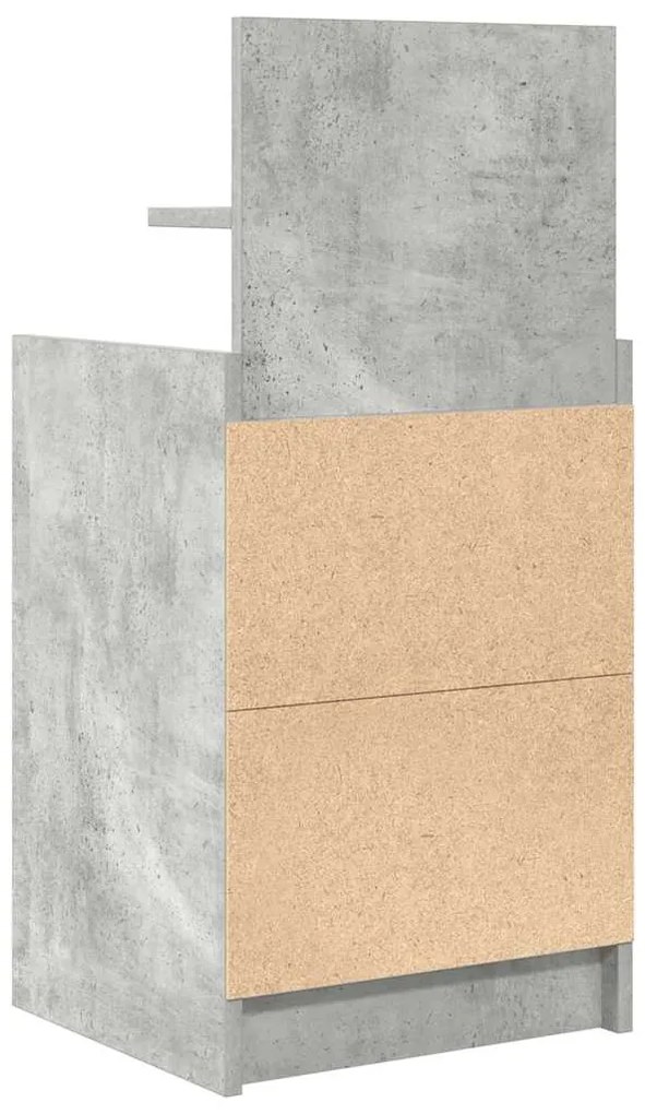 Mesas de cabeceira com 2 gavetas 2 pcs 38x34x80 cm
