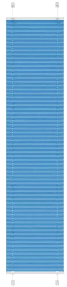 Plissado Cego Azul 40x200 cm Largura Tecido 39,4 cm Poliéster