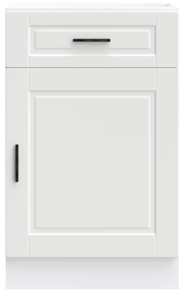 Armário base de cozinha Porto derivados de madeira branco