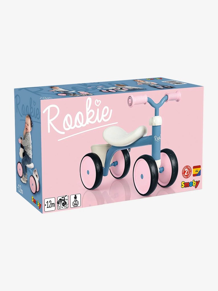 Triciclo Rookie, da SMOBY rosa