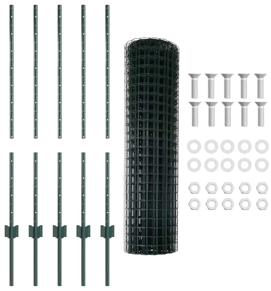 Conjunto de Cerca de Jardim Conjunto de 2 Verde