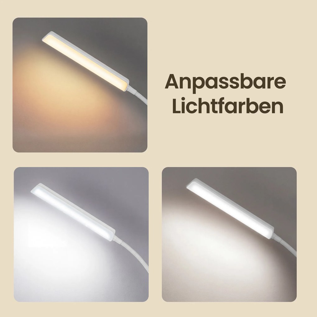 Candeeiro de pé, altura ajustável 141-175 cm branco