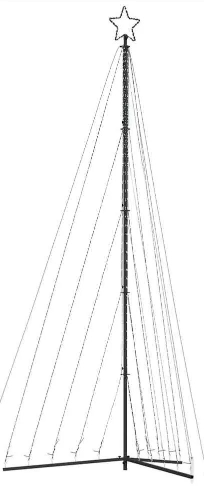 LED Árvore de Natal 570 LEDs Branco Quente 399 cm