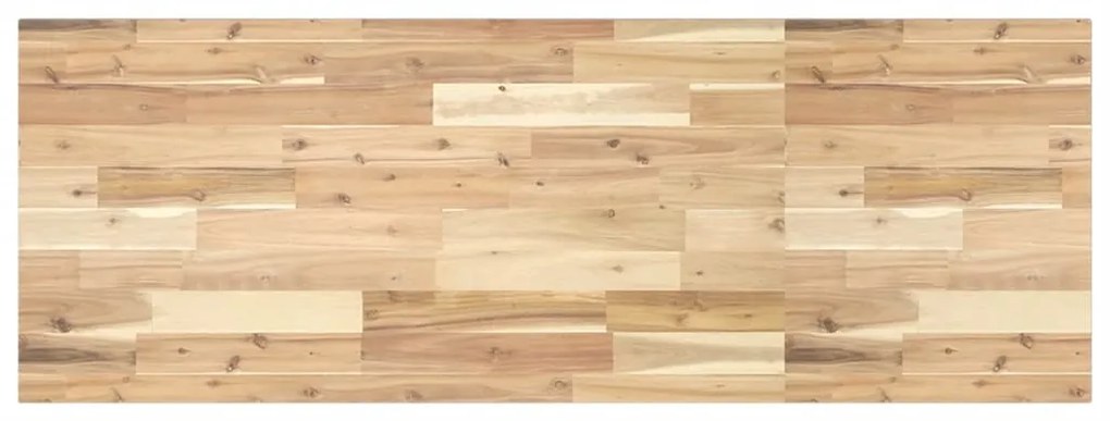 vidaXL Tampo de secretária 120x50x2 cm acácia maciça não tratada