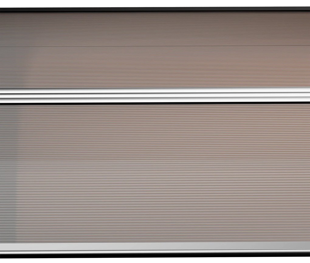 Outsunny Marquise de Proteção 300x96 cm Marquise Exterior para Portas