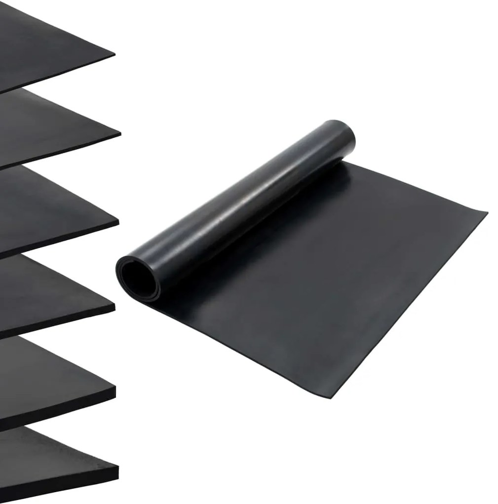 Tapete de borracha antiderrapante liso 1,2x2 m 8 mm