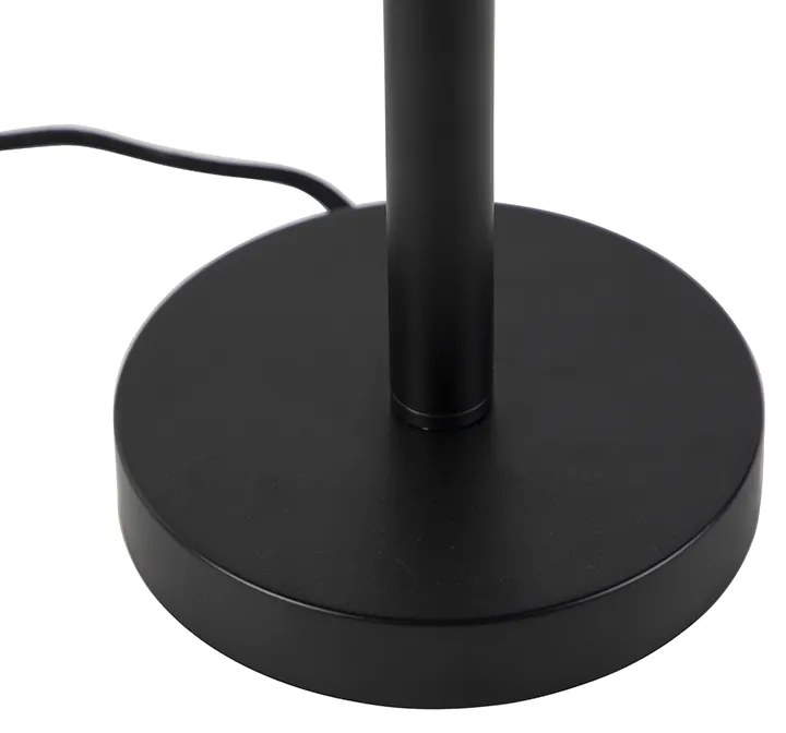 Candeeiro de mesa moderno preto sem abajur - Simplo Moderno