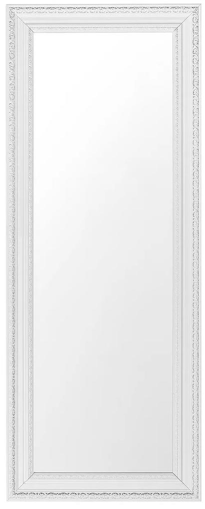 Espelho de parede 50 x 130 cm branco/prateado VERTOU Beliani