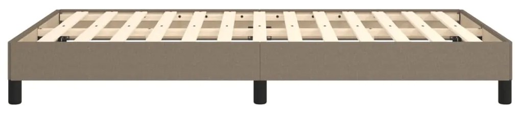 Estrutura cama sem colchão 120x200 cm tecido cinza-acastanhado