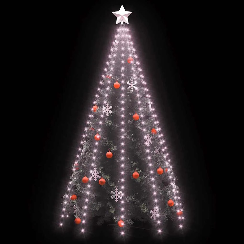 Cordão de luzes para árvore de Natal 300 luzes LED 300 cm