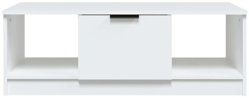 Mesa de centro 102x50x36 cm madeira processada branco