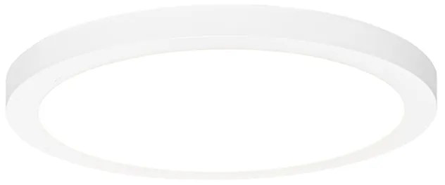 Foco de encastrar ou de superfície branco 30 cm incl. LED 3-Step Dim to Warm com Dip Switch - Trans