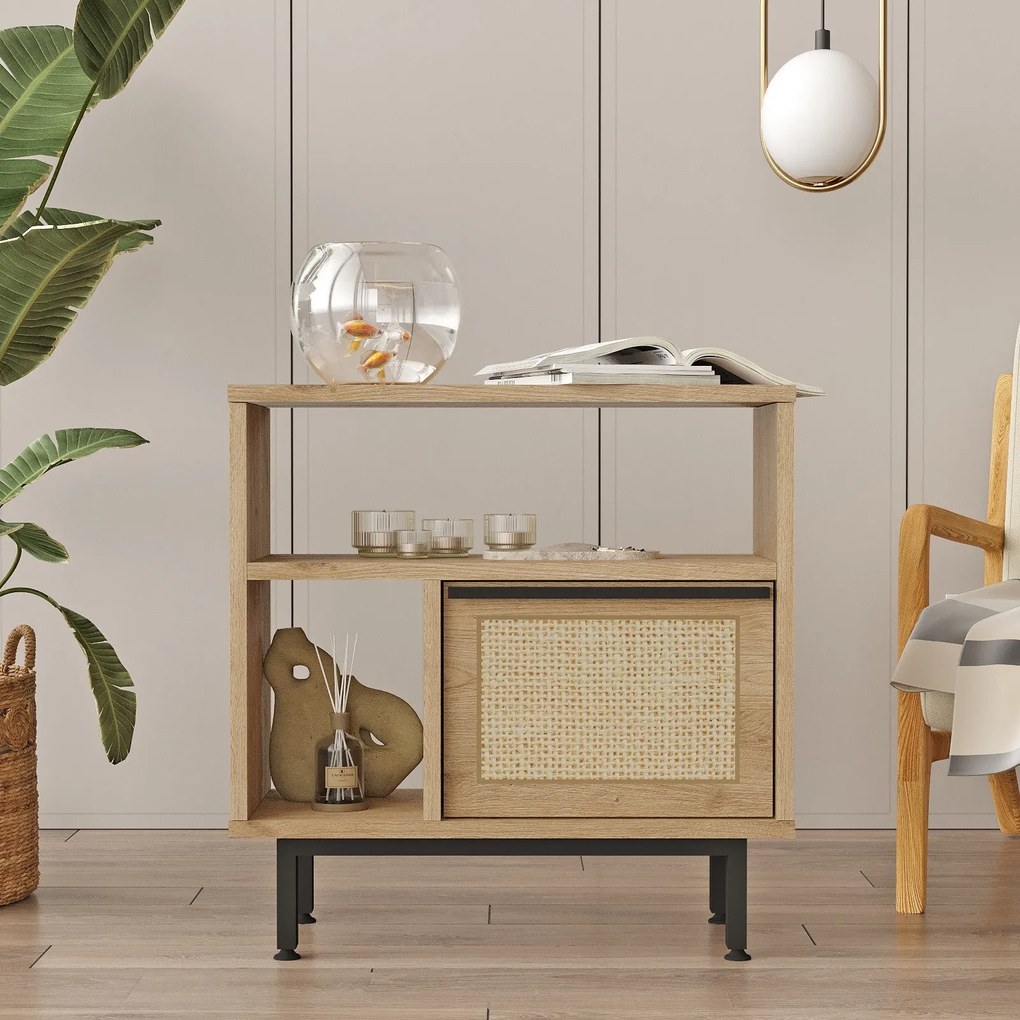 Mesa de Apoio ON6 – Nogueira – 60 cm x 60 cm x 25,5 cm