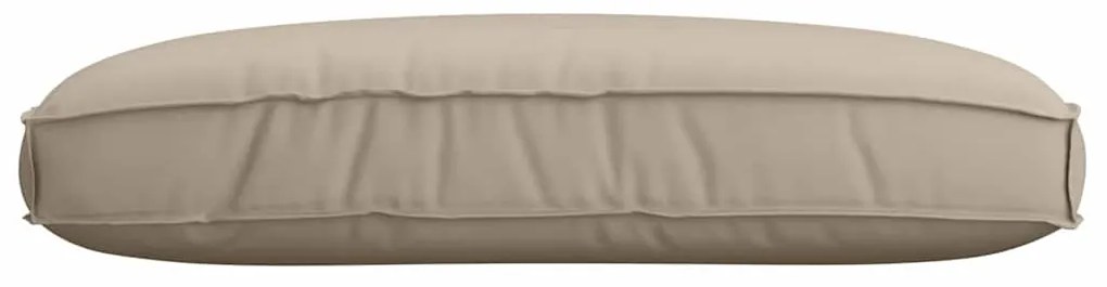 Capa de Palete para Assento Taupe 120x80x12 cm Tecido Oxford