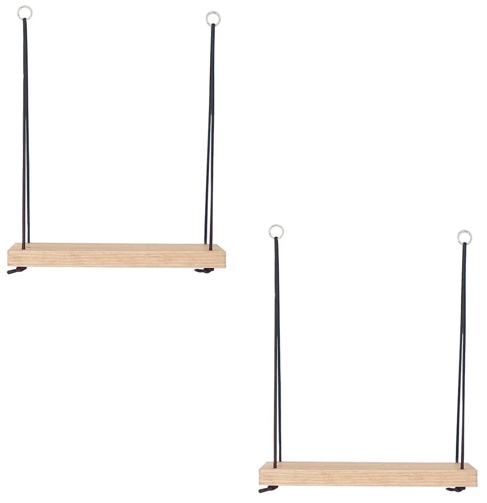 Prateleira de Parede Aa098 – Nogueira – 40x50x13 cm | Tribo Home