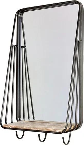 Espelho de parede Industrial Cristal Madeira de abeto (45 x 77 cm)
