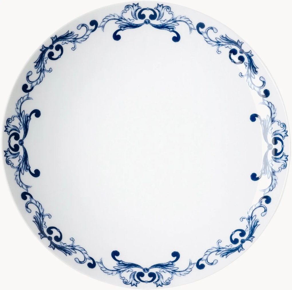 Pratos rasos em porcelana True Blue, conjunto de 6