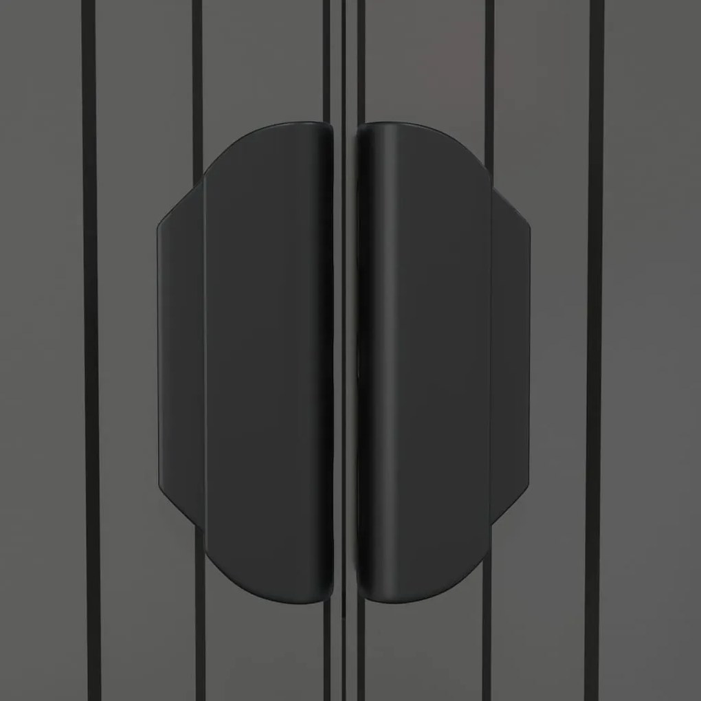 Abrigo de jardim 192x357x223 cm aço galvanizado cinzento-claro
