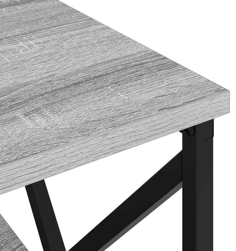Armário de Cabeceira 2 pcs Sonoma cinzento 41.5 x 40.5 x 55 cm