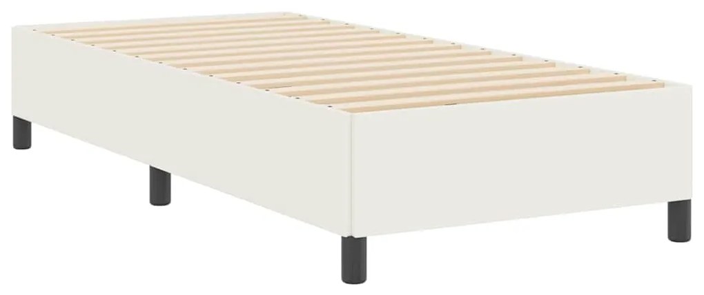 Estrutura da Cama vidaXL Creme 90x190 cm Tecido de Corduroy