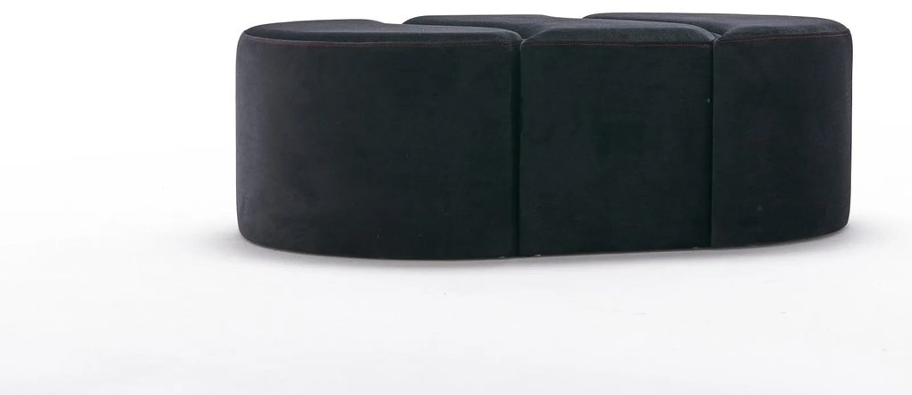 Pouffe Alya Puf – Anthracite Pink – 120x40x80 cm