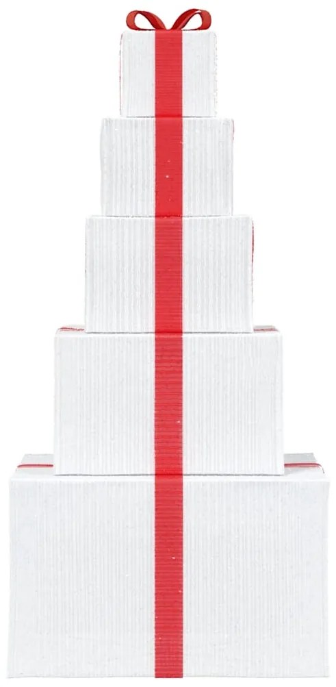 Decoração de Natal caixa de presente 250 LED branco quente