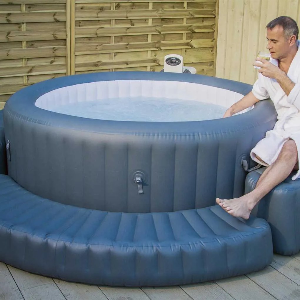 Rebordo insuflável Lay-Z-Spa p/ banheira hidromassagem redonda
