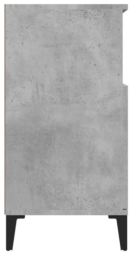 Aparador 60x35x70 cm derivados de madeira cinzento cimento