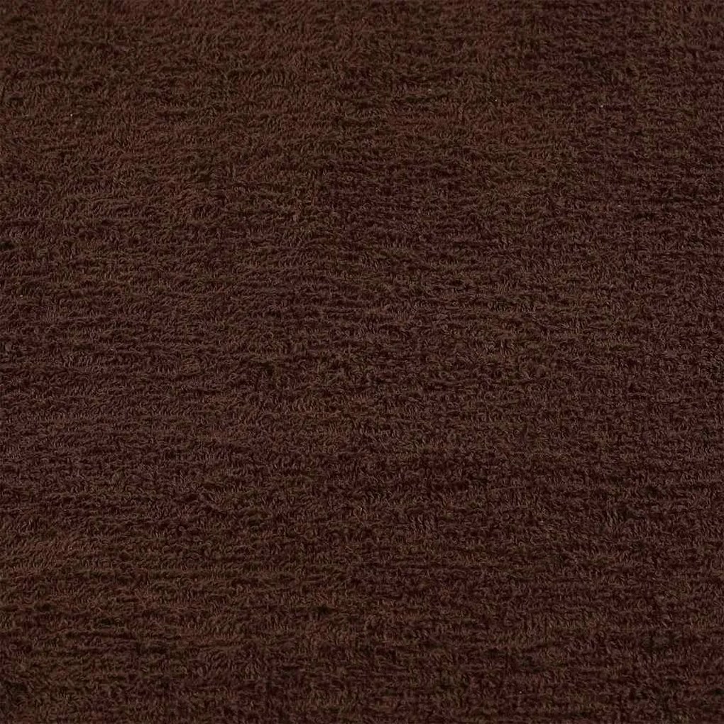 Toalhas de bidé 2 pcs 30x50 cm 360 gsm 100% algodão castanho