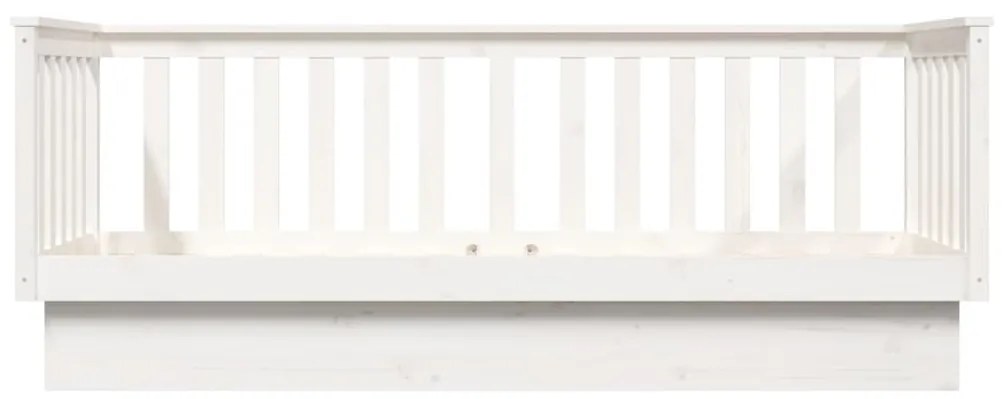 Espreguiçadeira sem colchão 75x190 cm branco
