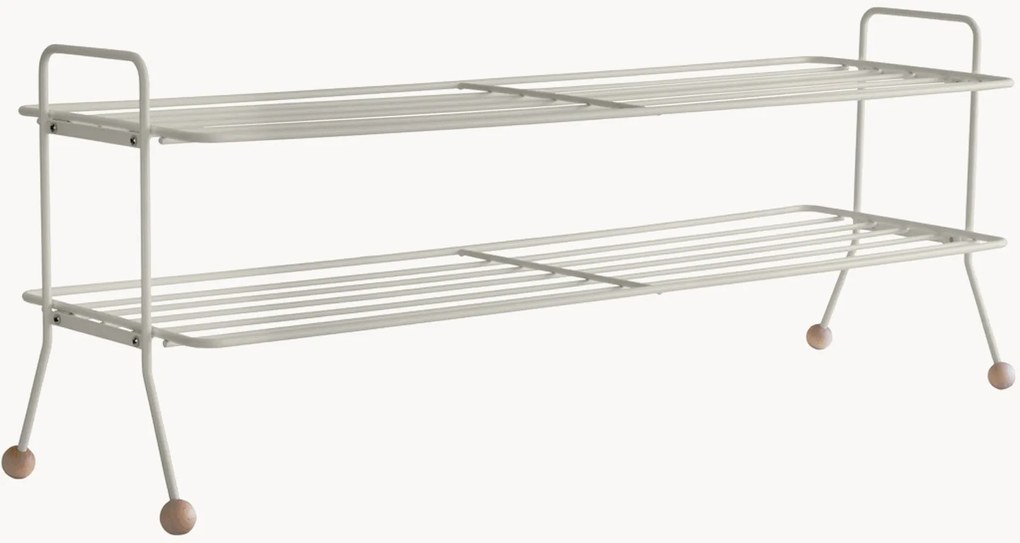 Sapateira com puxadores em madeira Bill