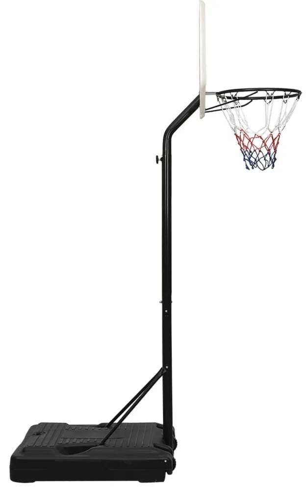 Tabela de basquetebol 237-307 cm polietileno branco