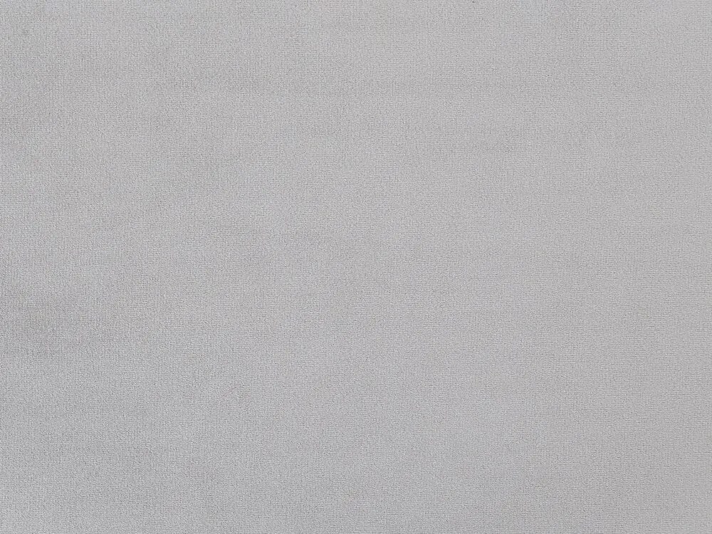 Cama dupla em veludo cinzento claro 90 x 200 cm TROYES Beliani