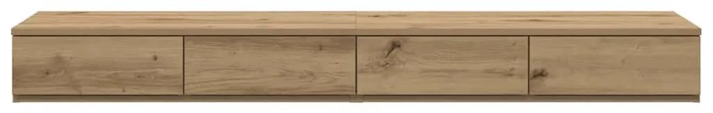 Camas de armazenamento Carvalho Artisan 160x36,5x16,5 cm Madeira desen