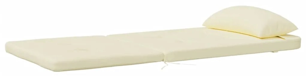 Almofadões p/ cadeira adirondack 2 pcs tecido oxford cor creme